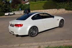 Vollfolierungbmwm3whitematt17