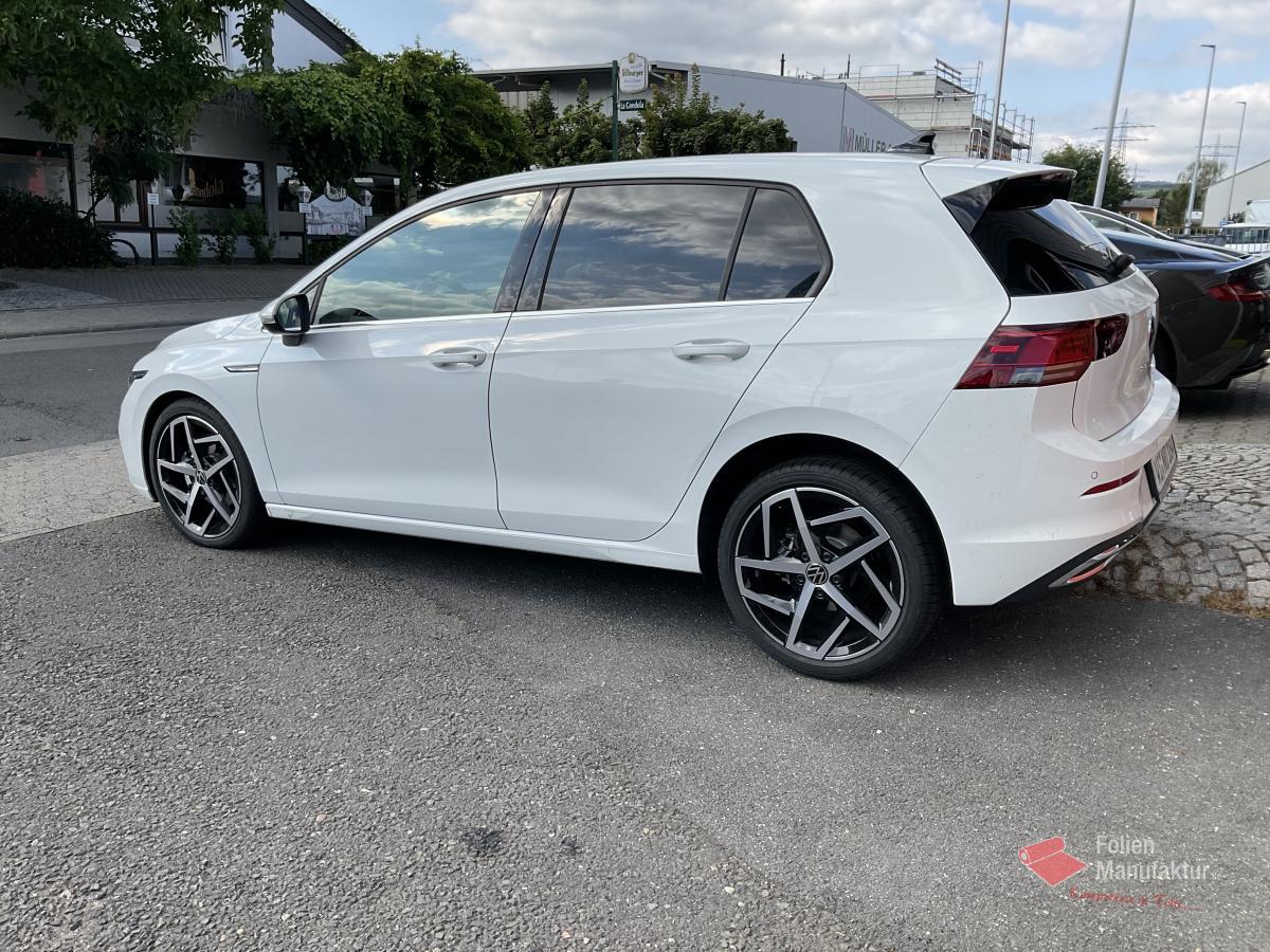 Folien Manufaktur – VW Golf 8 Scheibentönung