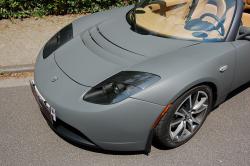 TeslaRoadstervollfolierungstealthgrau5