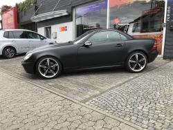 Vollfolierungmercedes-slk-schwarz-matt09