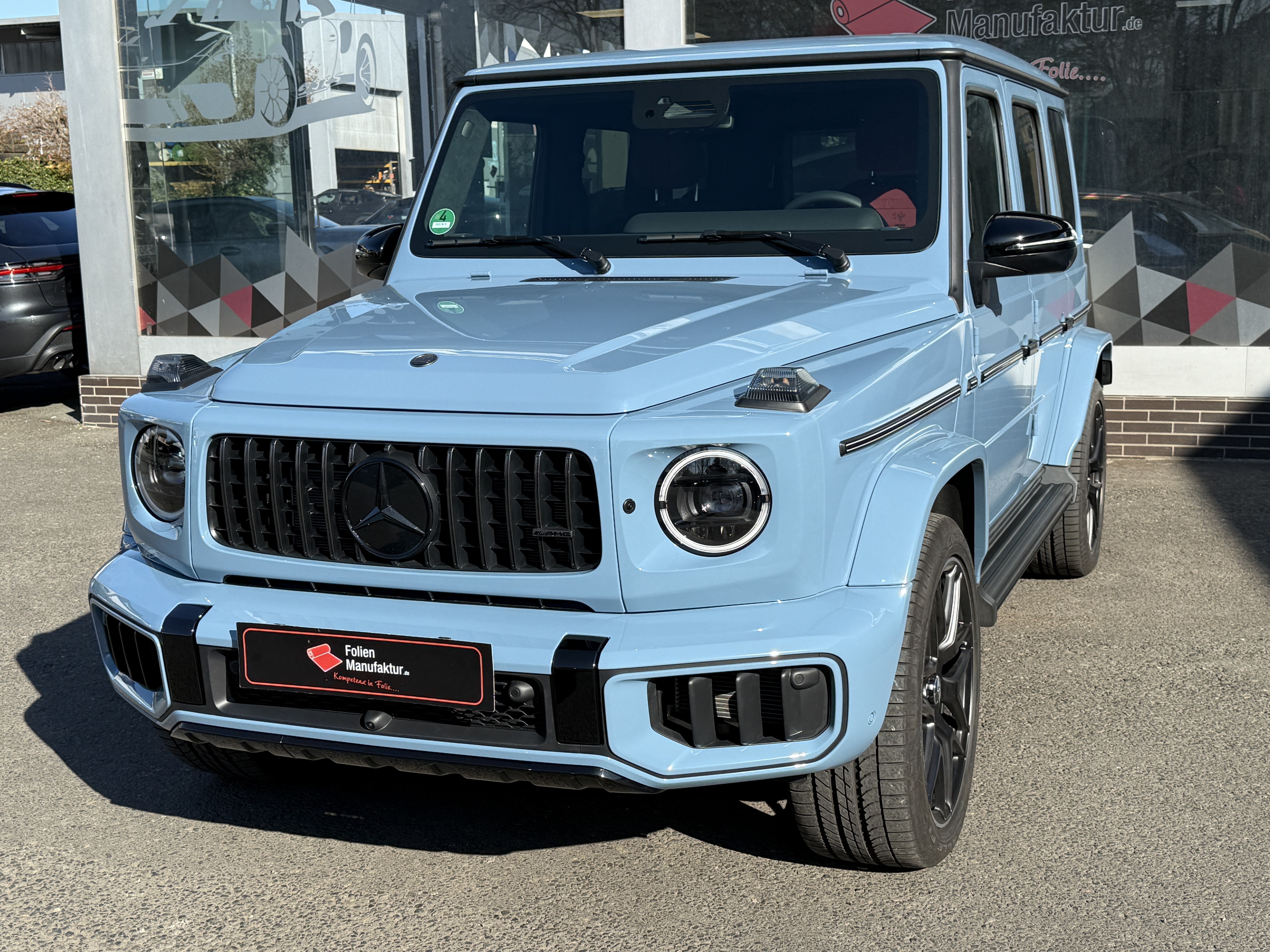 Mercedes G Klasse blau front + keramic