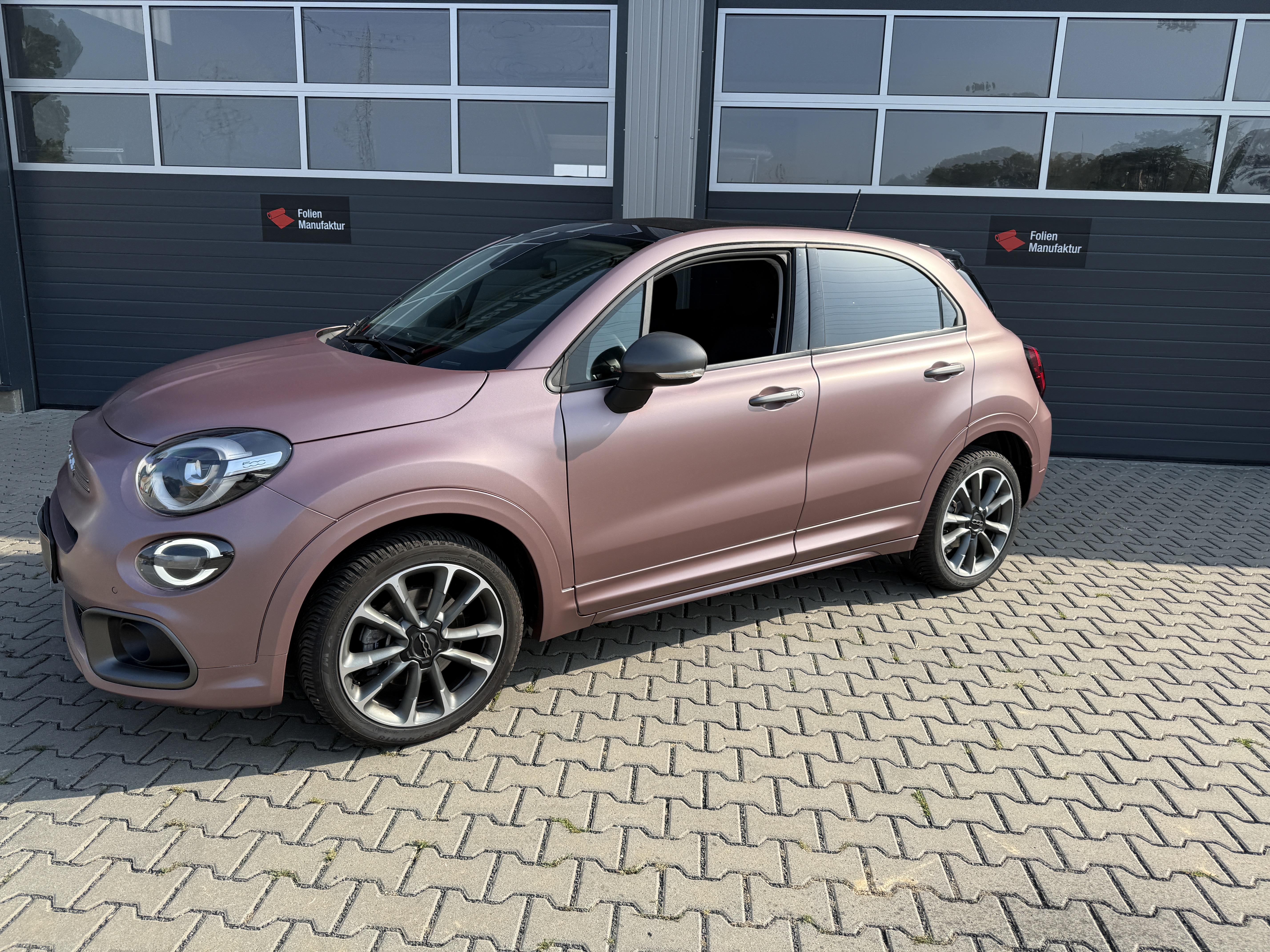 Fiat 500 x Vollfolierung