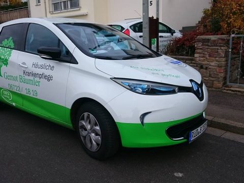 Lettering Renault zoe