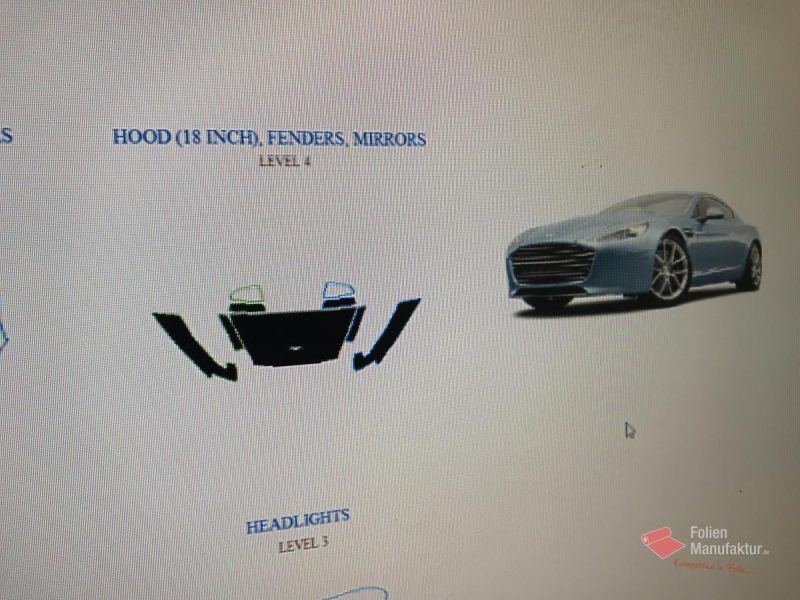 Aston Martin Vanquish Lackschutzfolierung – Bild 3