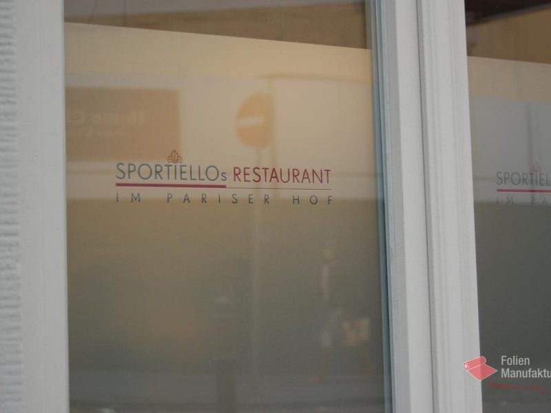 Frosted Glass with Logo – Bild 1