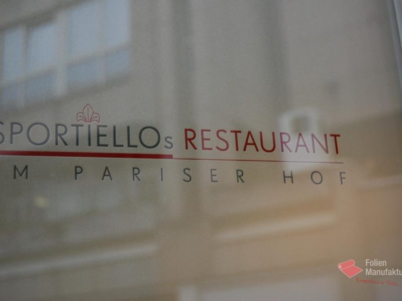 Frosted Glass with Logo – Bild 3