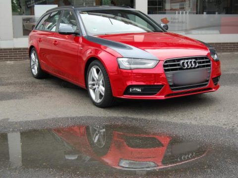 Audi A4 Chromfolierung