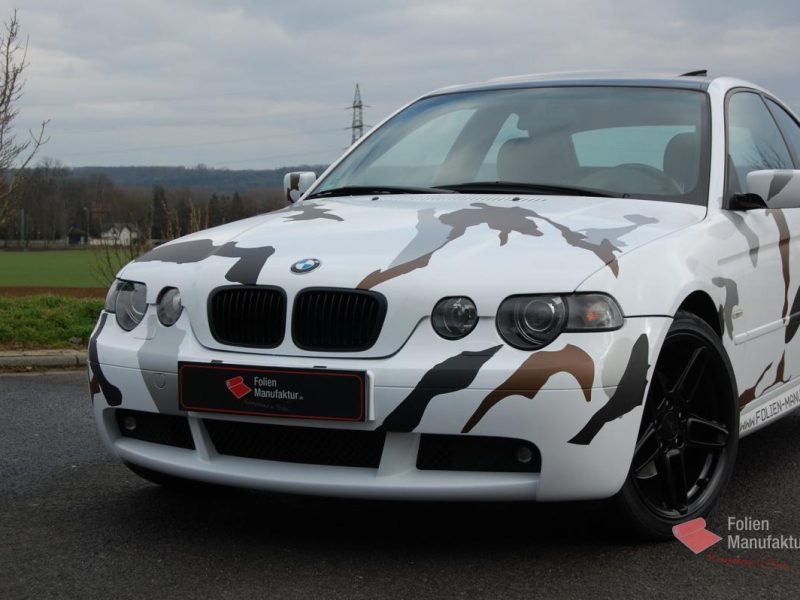 Bmw 3er  Camouflage Vollfolierung – Bild 3