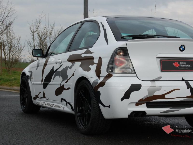 Bmw 3er  Camouflage Vollfolierung – Bild 9
