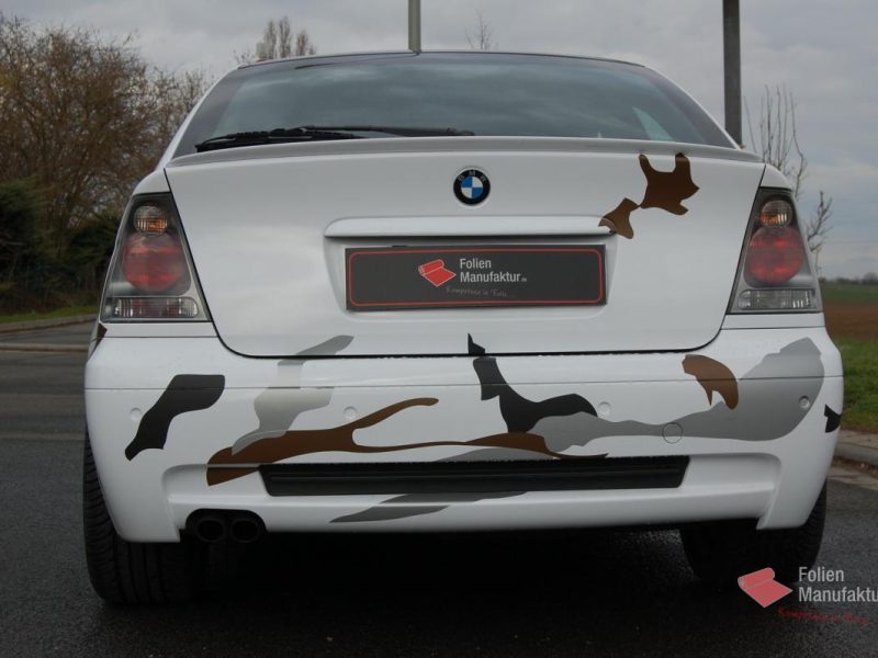 Bmw 3er  Camouflage Vollfolierung – Bild 7