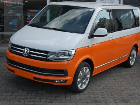 VW T6 zwei Farben bicolor Vollfolierung