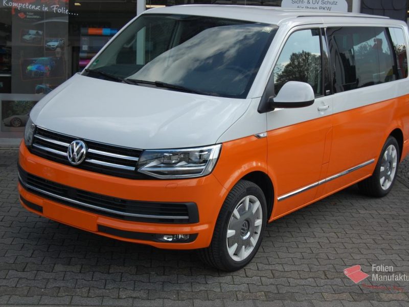 VW T6 zwei Farben bicolor Full Wrap – Bild 2