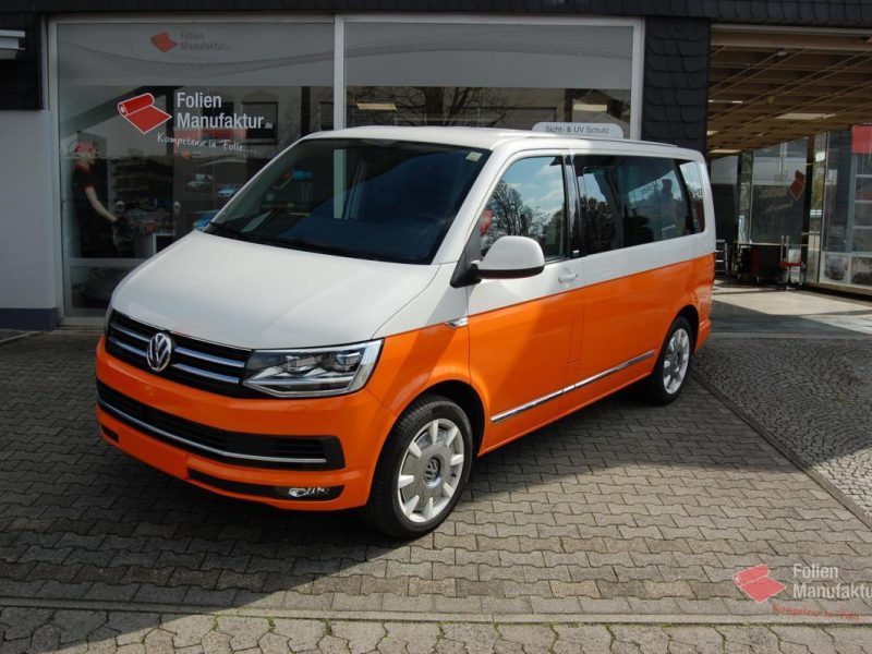 VW T6 zwei Farben bicolor Full Wrap – Bild 1