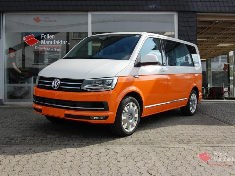 VW T6 zwei Farben bicolor Full Wrap – Bild 6