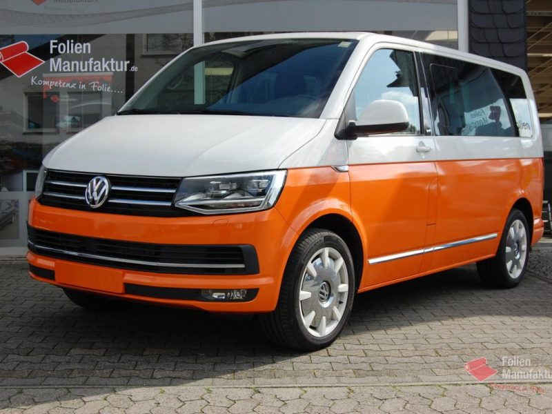 VW T6 zwei Farben bicolor Full Wrap – Bild 5