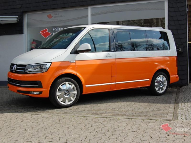 VW T6 zwei Farben bicolor Full Wrap – Bild 4