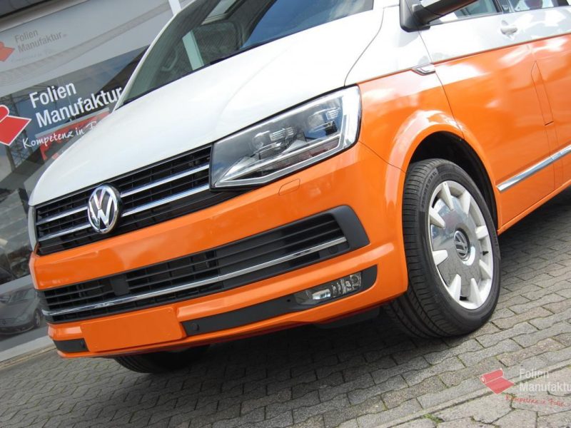 VW T6 zwei Farben bicolor Full Wrap – Bild 3