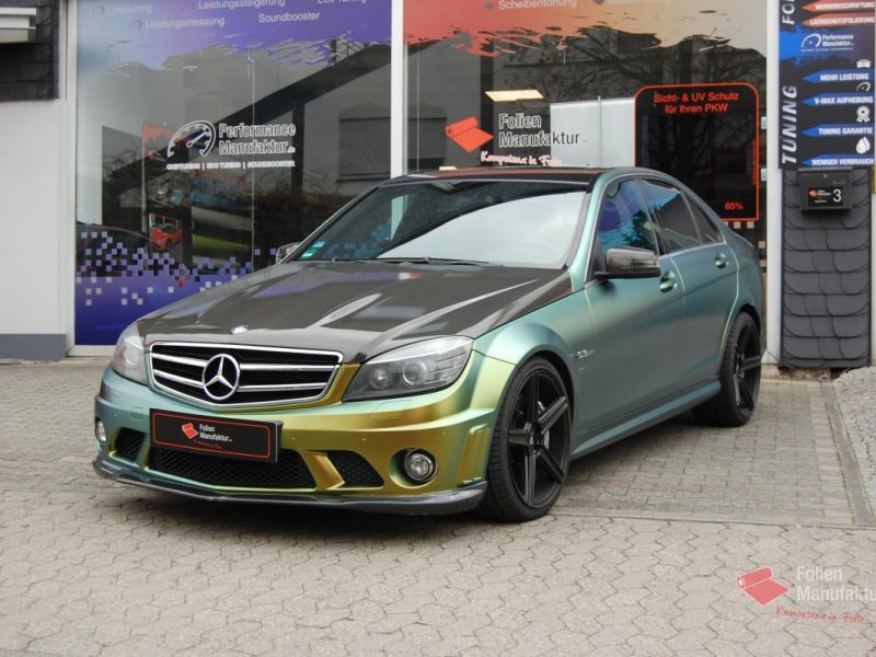 Mercedes C63 AMG Vollfolierung – Bild 2