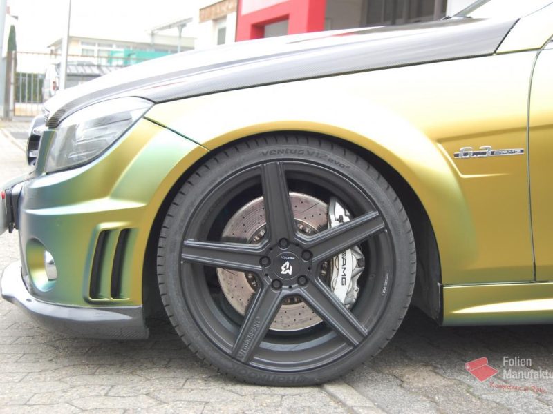 Mercedes C63 AMG Vollfolierung – Bild 10