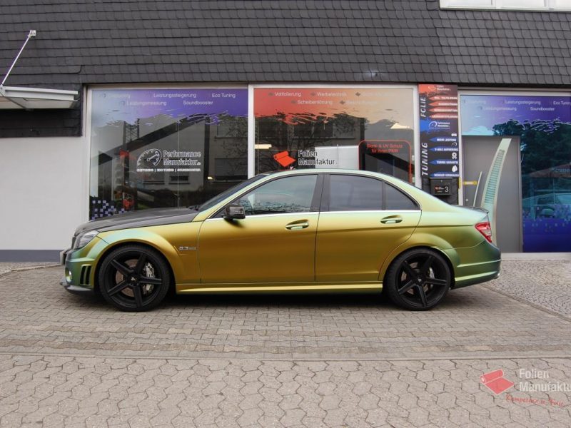 Mercedes C63 AMG Vollfolierung – Bild 6
