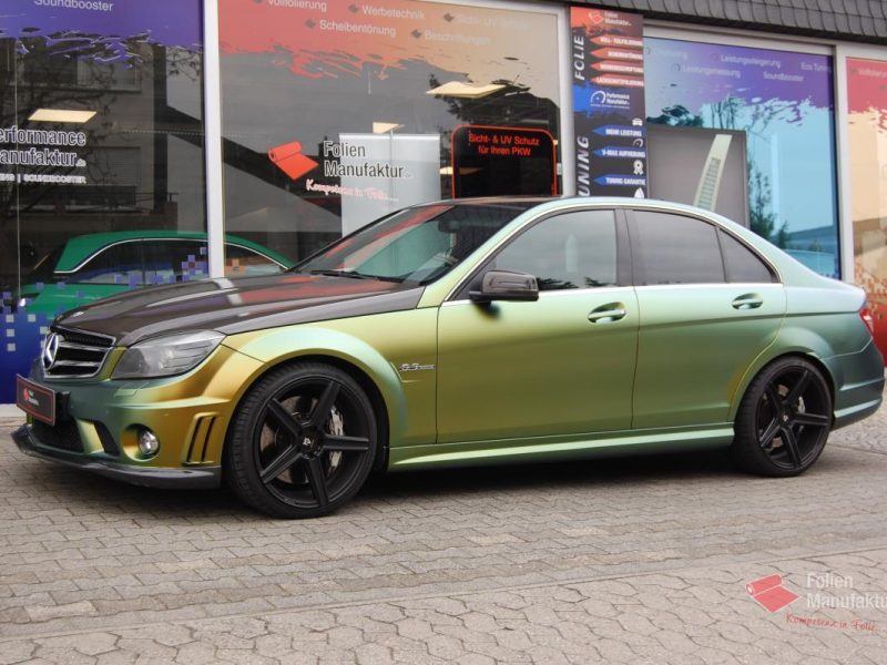 Mercedes C63 AMG Vollfolierung – Bild 5