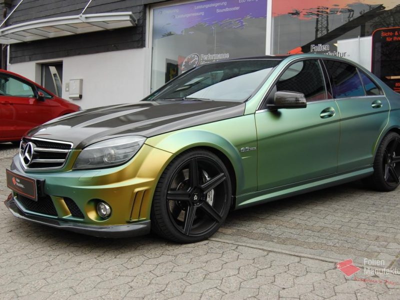 Mercedes C63 AMG Vollfolierung – Bild 3