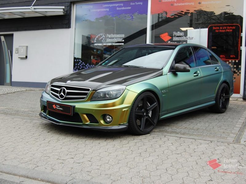 Mercedes C63 AMG Vollfolierung – Bild 1