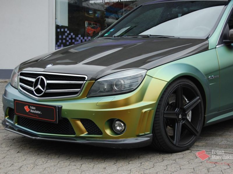 Mercedes C63 AMG Vollfolierung – Bild 9