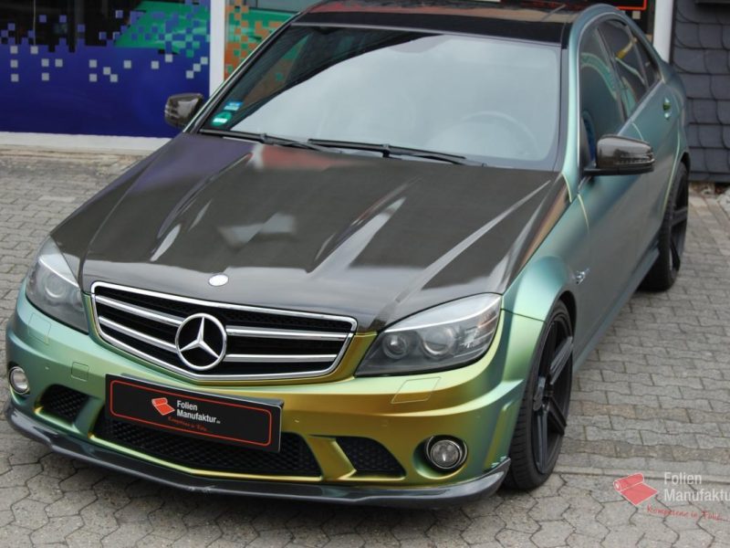 Mercedes C63 AMG Vollfolierung – Bild 8