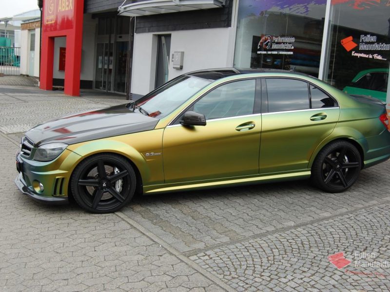 Mercedes C63 AMG Vollfolierung – Bild 4