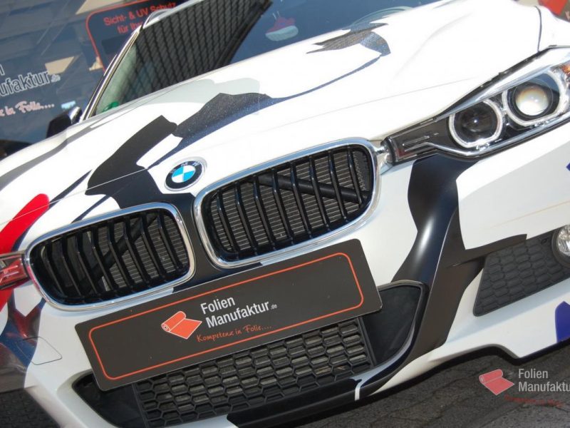 Bmw 3er Camouflage Vollfolierung – Bild 3