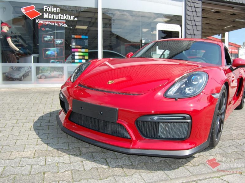 Porsche Cayman GT4 Lackschutzfolierung – Bild 1