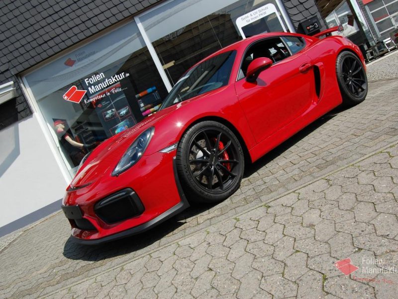 Porsche Cayman GT4 Lackschutzfolierung – Bild 8