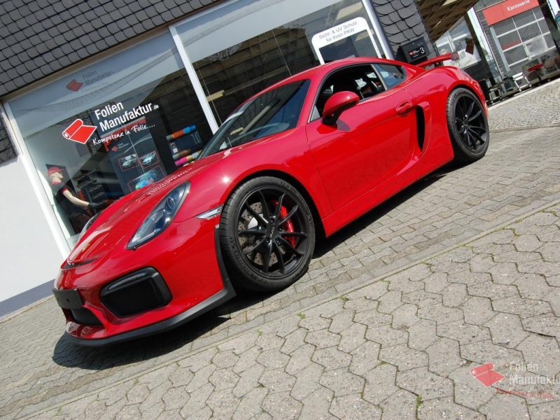 Porsche Cayman GT4 Lackschutzfolierung – Bild 9
