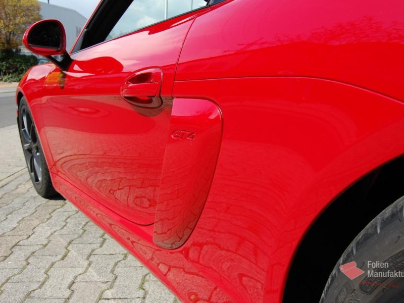 Porsche Cayman GT4 Lackschutzfolierung – Bild 10