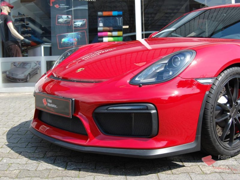 Porsche Cayman GT4 Lackschutzfolierung – Bild 6