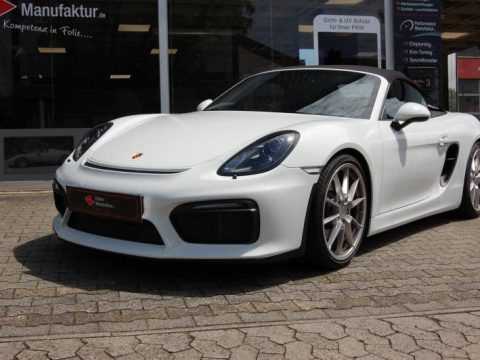 Porsche Boxster Spyder Lackschutzfolierung