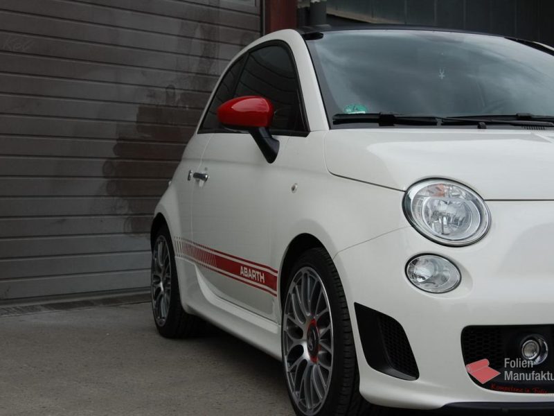 Fiat 500 Abarth Dachfolierung – Bild 6