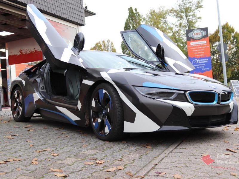 BMW I8 Camouflage Vollfolierung – Bild 1
