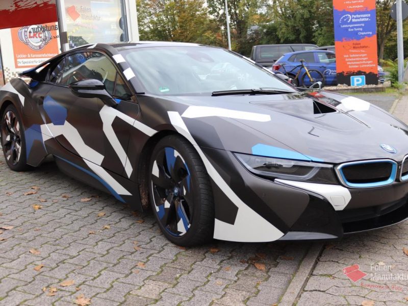 BMW I8 Camouflage Vollfolierung – Bild 3