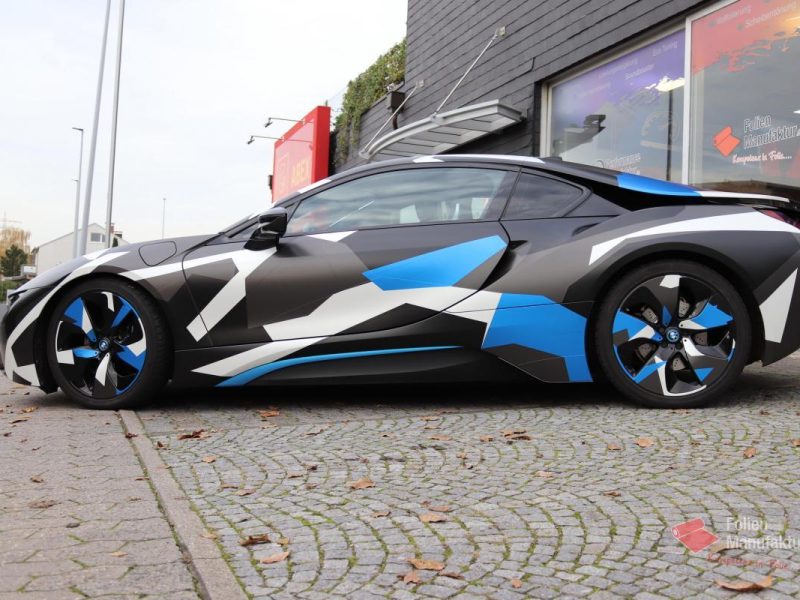 BMW I8 Camouflage Vollfolierung – Bild 4