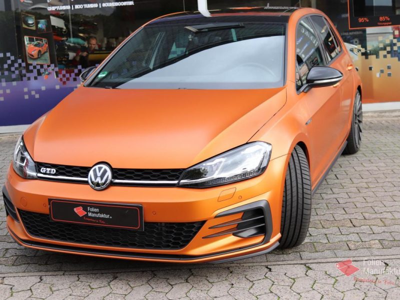 VW Golf GTD Vollfolierung – Bild 1