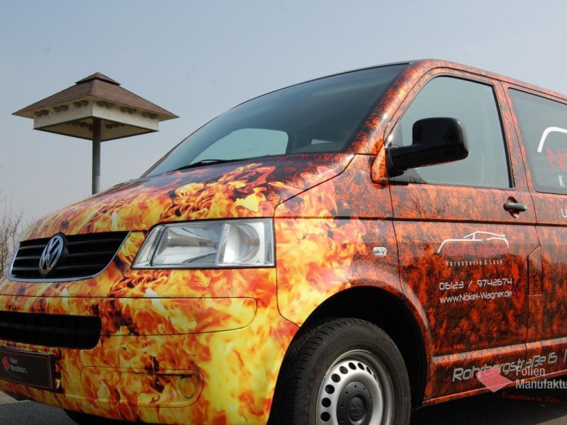 Wrap VW T5 Flammen – Bild 10