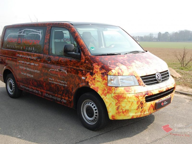 Wrap VW T5 Flammen – Bild 8