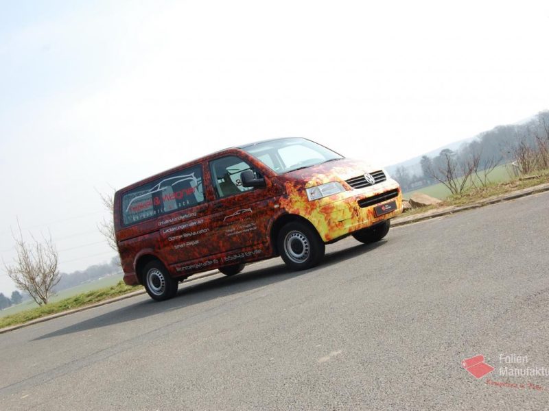 Wrap VW T5 Flammen – Bild 6