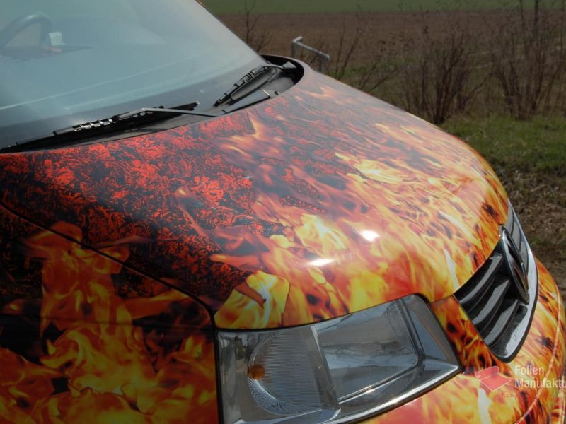 Wrap VW T5 Flammen – Bild 5