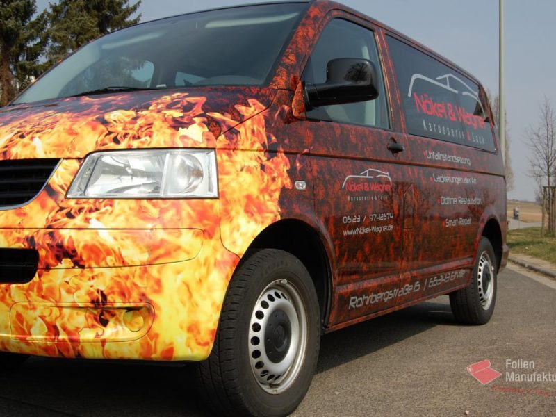 Wrap VW T5 Flammen – Bild 3