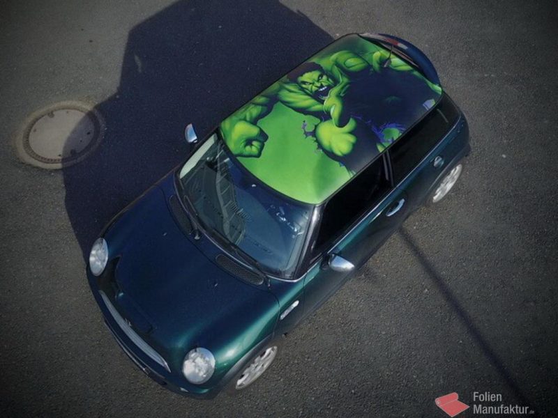 Mini Dachfolierung Hulk – Bild 5