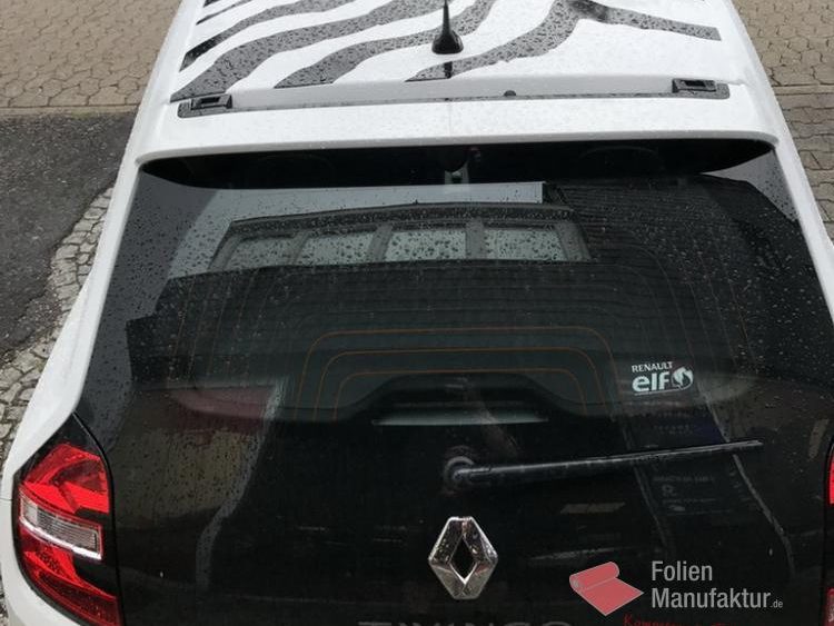 Renault Clio Zebrafolierung – Bild 1