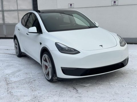 Tesla Model Y Matte Paint Protection Film